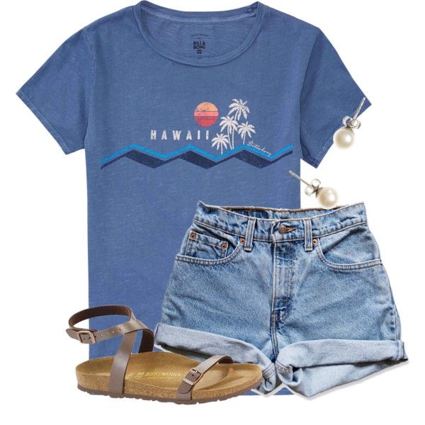 Awesome I wish I could go to Hawaii by flroasburn on Polyvore featuring Mode, Billabong,…