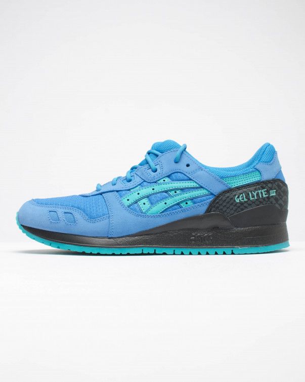 asics tiger dames gel lyte iii sneakers lichtblauw/wit asics tiger dames gel lyte iii sneakers lichtblauw/wit