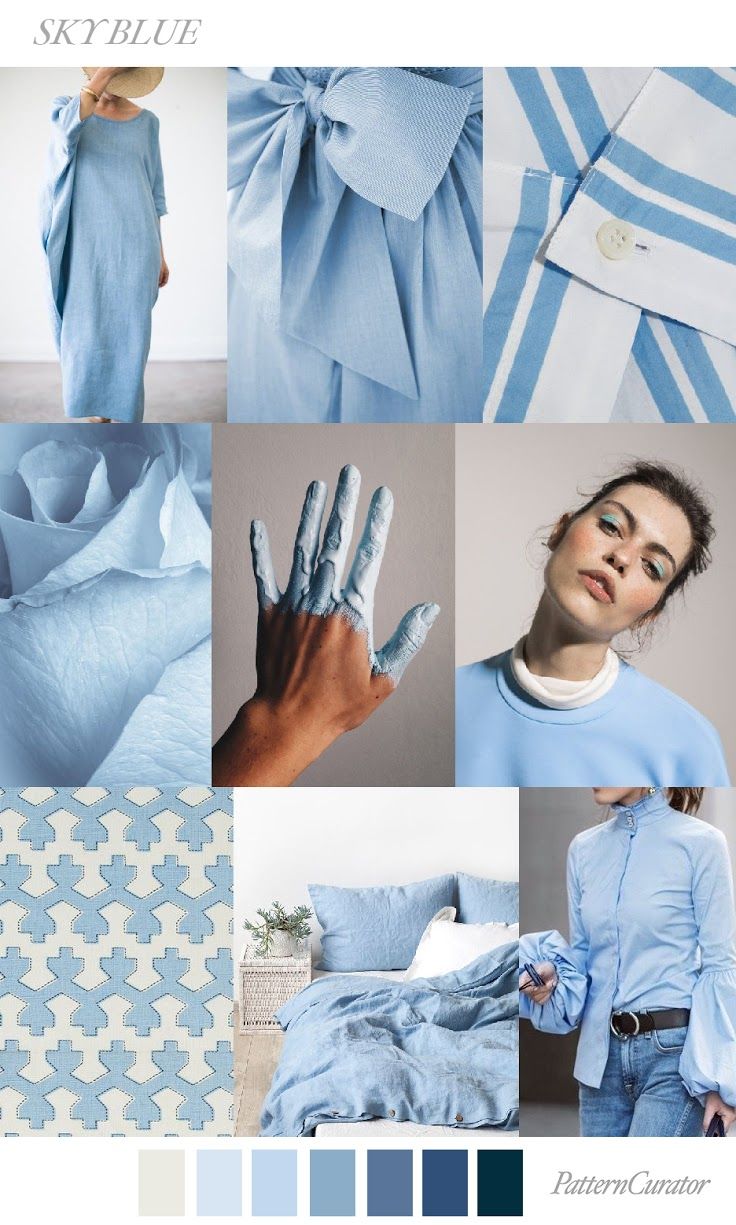 TREND | PATTERN CURATOR – SKY BLUE . SS 2019 TREND | PATTERN CURATOR – SKY BLUE . SS 2019