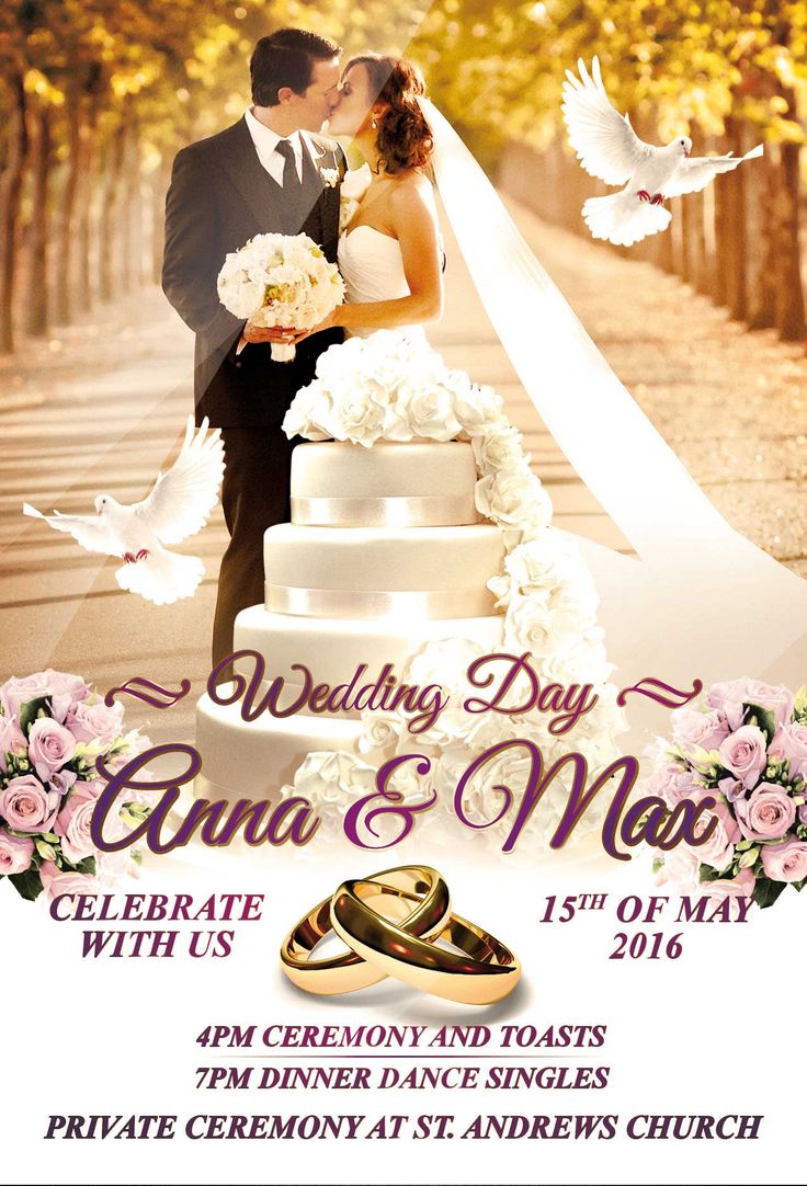 26 best wedding flyers images on pinterest facebook flyers and wedding flyers psd
