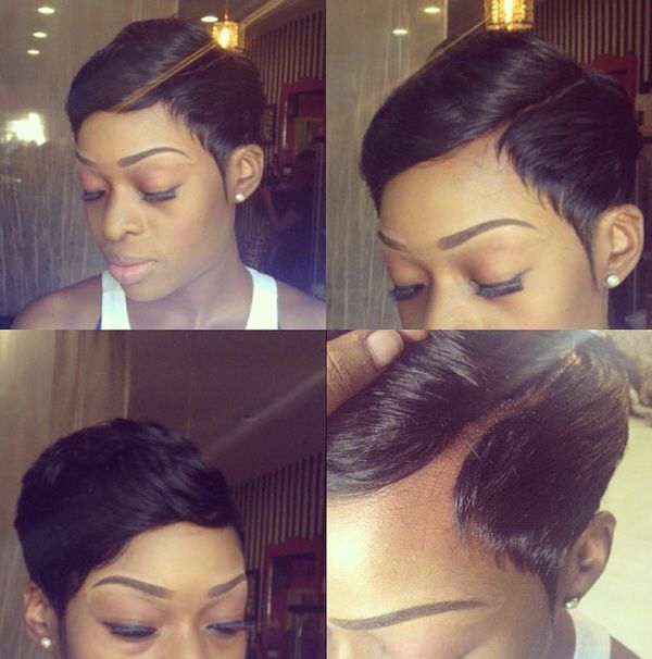 Short Pixie Cut Done By Gilly Michelle On Ig Used One Pack Of 28 Short Pixie Cut Done By Gilly Michelle On Ig Used One Pack Of 28 Pieces Yeeess Hair Pinterest Styles And