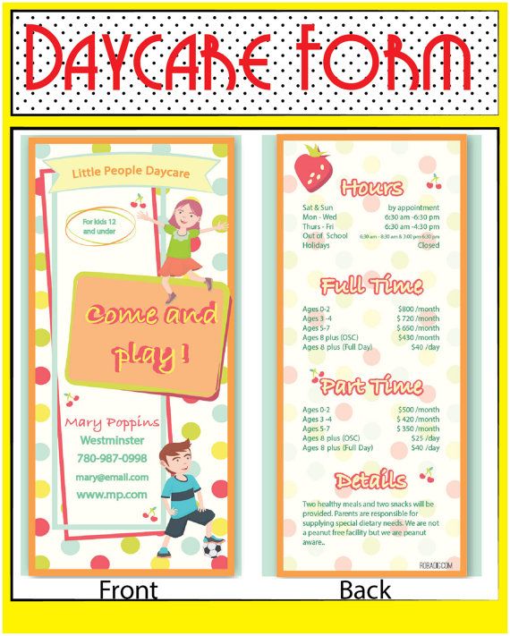 12 best Education, Dayhome, Daycare \ Homeschool images on - daycare flyer 12 best Education, Dayhome, Daycare \ Homeschool images on - daycare flyer