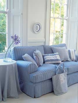 Blue White Shirt Stripe Sofa Pillows Love That Faded Blue White Shirt Stripe Sofa Pillows Love That Faded Home 2 In 2018 Pinterest And Decor