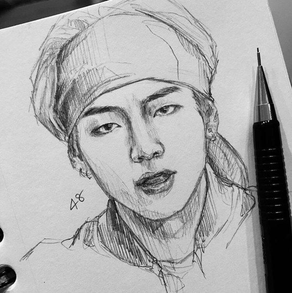 Line Art Kpop : Best bts drawing images on pinterest chibi