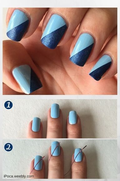 cooler einfacher blauer Nagelkunstentwurf. Einfaches Schritt-für-Schritt-Tutorial. Mit ciate und NYC cooler einfacher blauer Nagelkunstentwurf. Einfaches Schritt-für-Schritt-Tutorial. Mit ciate und NYC