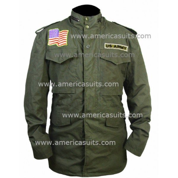 John Rambo First Blood M65 Military US Army Green Cotton Jacket USA Army Cotton Jacket