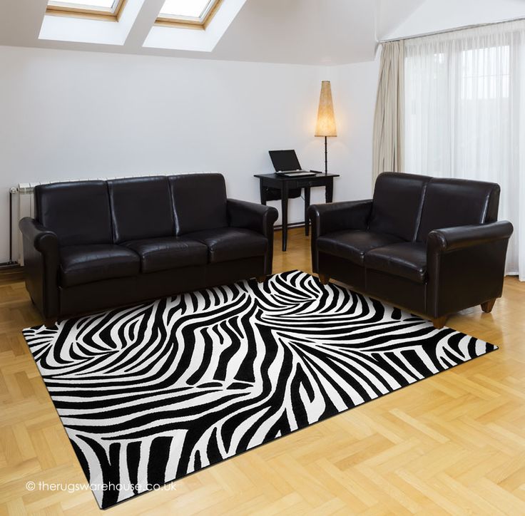 31 Best Animal Print Themed Rugs Images On Pinterest Jungle Zebra Black Rug A White Print Machine Woven Microfiber Polyester