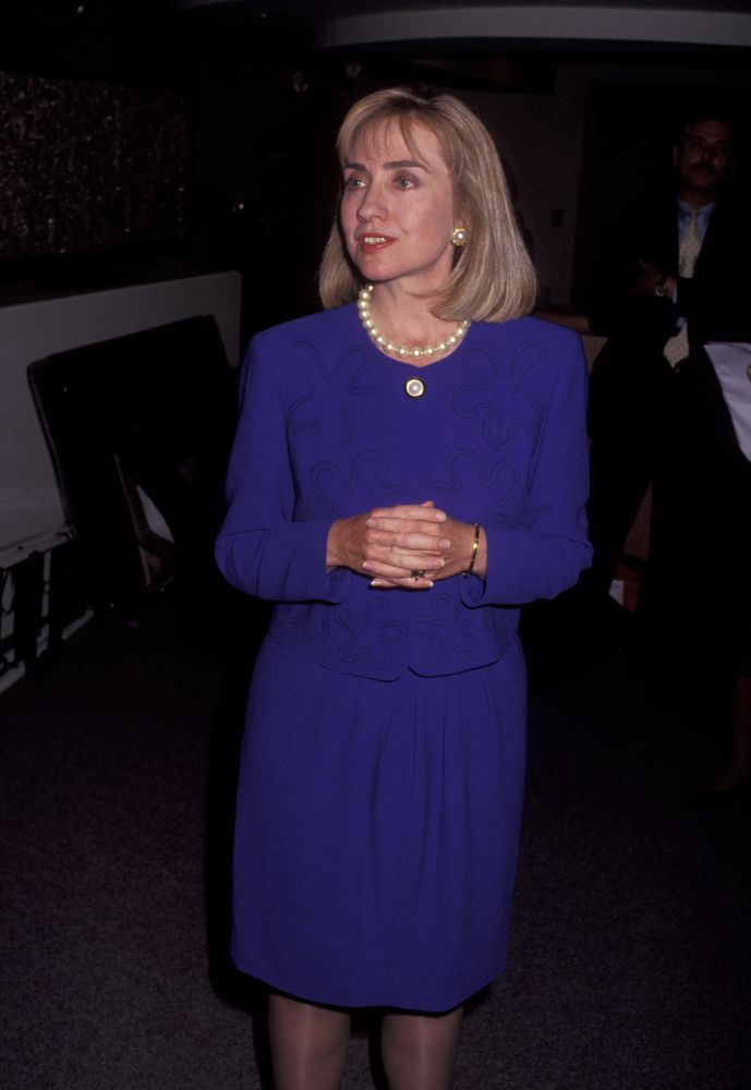Size 4 blue dress clinton Size 4 blue dress clinton