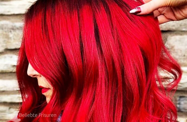 A red balayage is a hair color in which the hair is dyed with a freehand paintin...