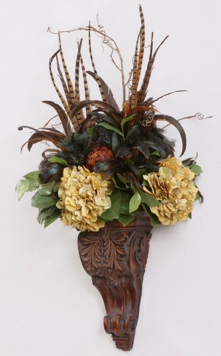 78 best Wall Flower Arrangments images on Pinterest ... 78 best Wall Flower Arrangments images on Pinterest ... on Wall Sconces That Hold Flowers id=72419
