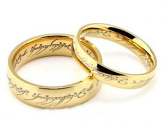22 Best Rings Images On Pinterest Wedding Bands And Golden Lord Of The Rings Anium Wedding His And Hers Ring Sets Promise Matching