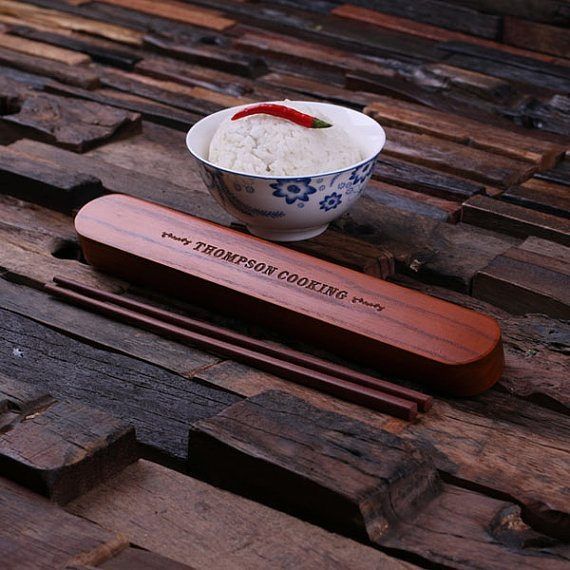 monogrammed chopsticks