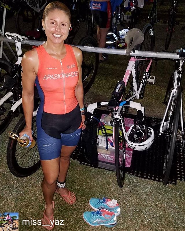 Credit To Miss Yaz 5 00 A M Setting Up My Transitions With Newwave Launchpad Ironman 70 3 Puerto Rico Swimming Iron Man Buoys