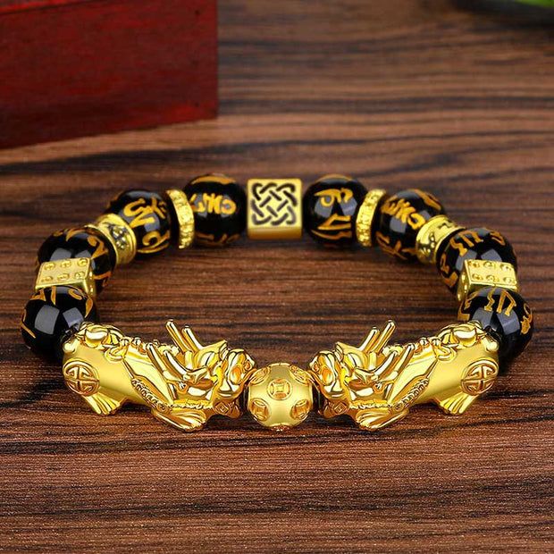 Buy Feng Shui Obsidian Five-element Wealth Porsperity 10mm Bracelet ,  Attract Wealth and Good Luck, Deluxe Box Included Online at Lowest Price  Ever in India | Check Reviews & Ratings - Shop