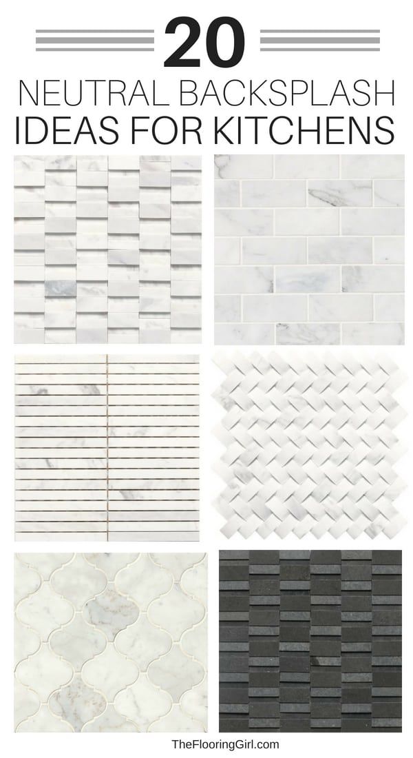 20 Neutral Backsplash Tiles For Kitchens Tile Neutral Backsplash Tiles For Kitchens