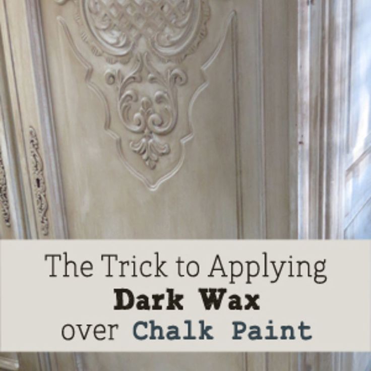 Applying Wax On Chalk Paint Applying Wax On Chalk Paint