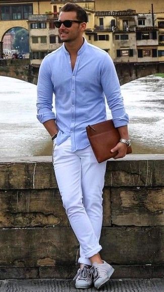 White Chinos for Men | Men's Fashion | Mens summer casual wear, Mens casual  outfits summer, Mens fashion casual