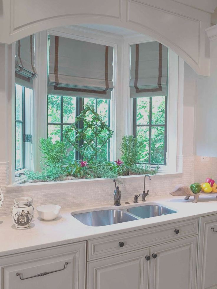10 Petite Decor Kitchen Sinks Gallery In 2020 Kitchen Window Design Kitchen Bay Window Kitchen Window Treatments