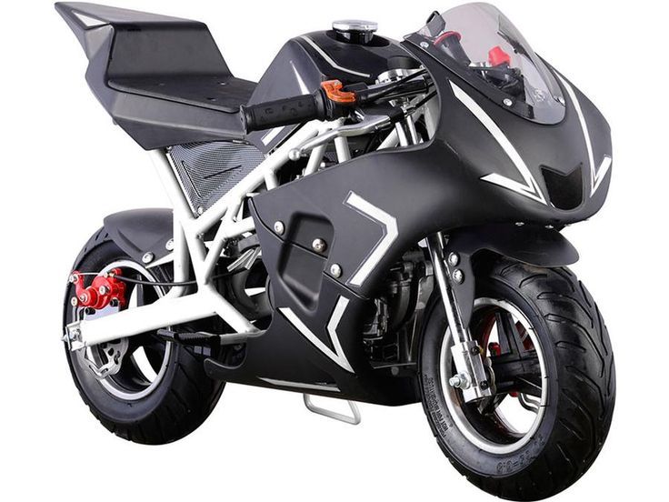 New GBmoto Gas Pocket Bike 40cc 4 Stroke Blue Kids Ride Mini Motorcycle