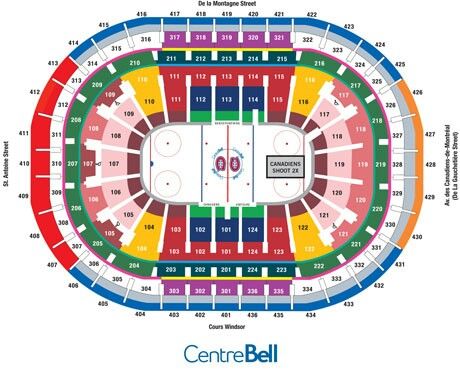 bell centre seating chart game tickets canadiens bell centre seating chart club desjardins
