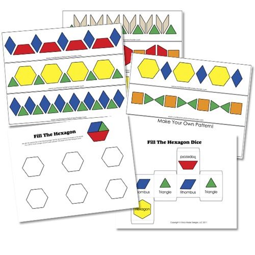 Best 25+ Shape patterns ideas on Pinterest Free printable - pattern block template Best 25+ Shape patterns ideas on Pinterest Free printable - pattern block template