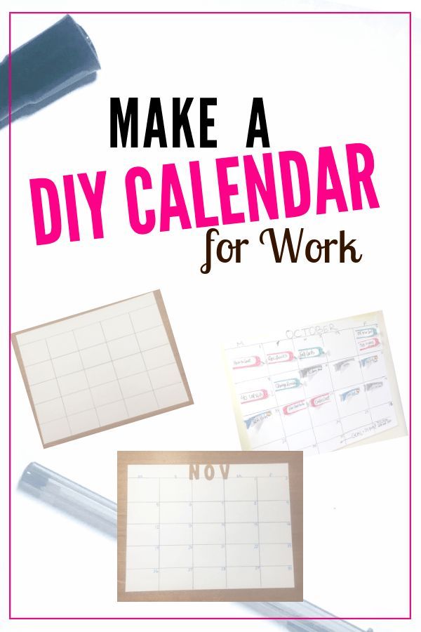make a diy 5 day work calendar best of mandys diy care make a work calendar