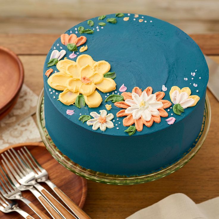 Autumn Floral Cake