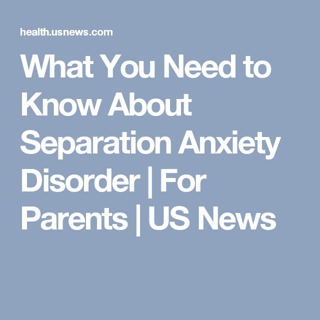 separation and anxiety disorder In this guide you'll find information on how to recognize separation anxiety, how it's diagnosed and how it's treated. separation and anxiety disorder In this guide you'll find information on how to recognize separation anxiety, how it's diagnosed and how it's treated.