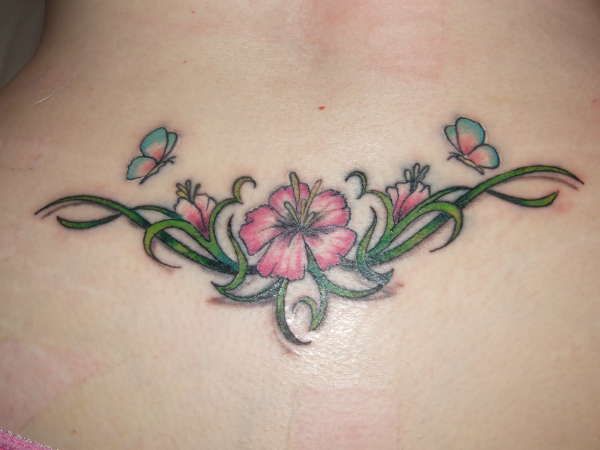 Dainty Tribal Lower Back Tattos Dainty Tribal Lower Back Tattos