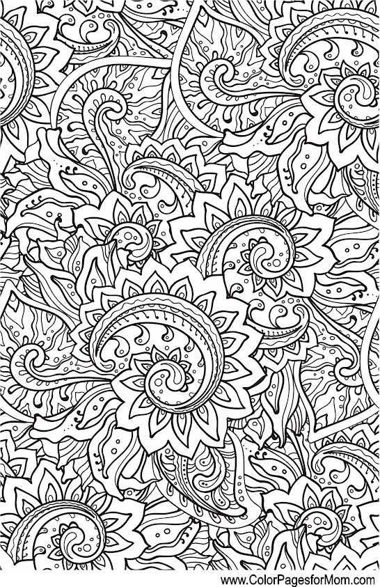 paisley designs coloring pages page 29 - photo #23