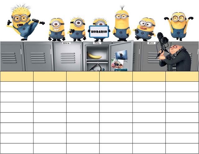 horario escolar descargar gratis bob esponja minions snoopy emoji simpsons pdf png horario escolar descargar gratis bob esponja minions snoopy emoji simpsons pdf png