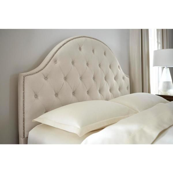 Home Decorators Collection Bradwick Ivory Upholstered King Bed With Tufted Back And Nailhead Detail 80 71 In W X 61 8 H 2437bkri The Depot Queen - Home Decorators Collection Upholstered Bed Home Decorators Collection Bradwick Ivory Upholstered King Bed With Tufted Back And Nailhead Detail 80 71 In W X 61 8 H 2437bkri The Depot Queen - Home Decorators Collection Upholstered Bed