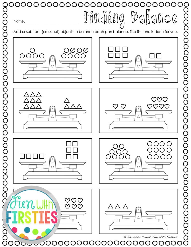 Balancing Equations Print & Go! worksheets for extra practice and/or