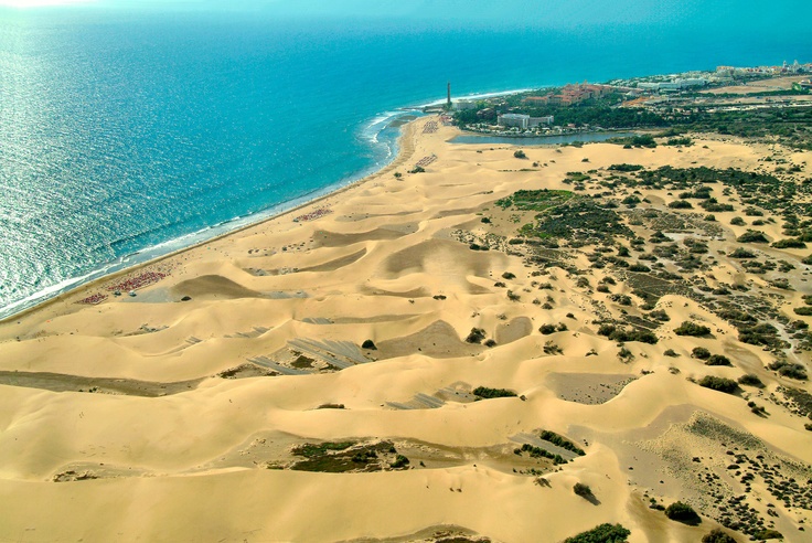 Las Dunas De Maspalomas Patronato De Turismo Gran Canaria Maspalomas Destinos Luna De Miel Turismo