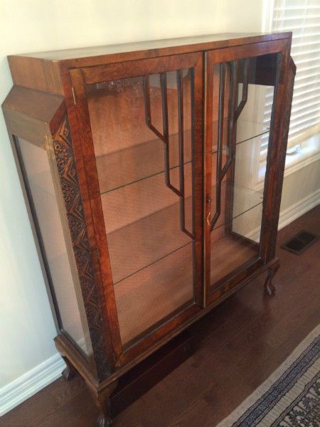 Dark Wood Antique Hutch Perfect For A Dining Room Dark Wood Antique Hutch Perfect For A Dining Room