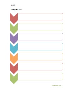 blank vertical timeline