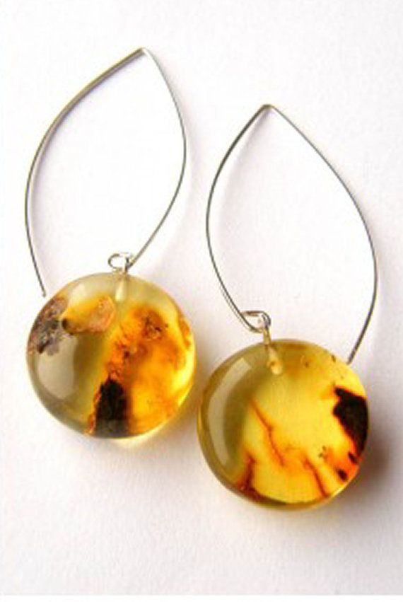 Women/'s Jewelry Genuine Amber Amber Earrings Romantic Stone Gift Baltic Amber Jewelry Baltic Amber Sterling Silver Earrings