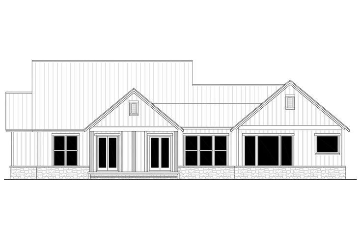 Traditional Style House Plan 80801 with 3 Bed, 3 Bath, 3