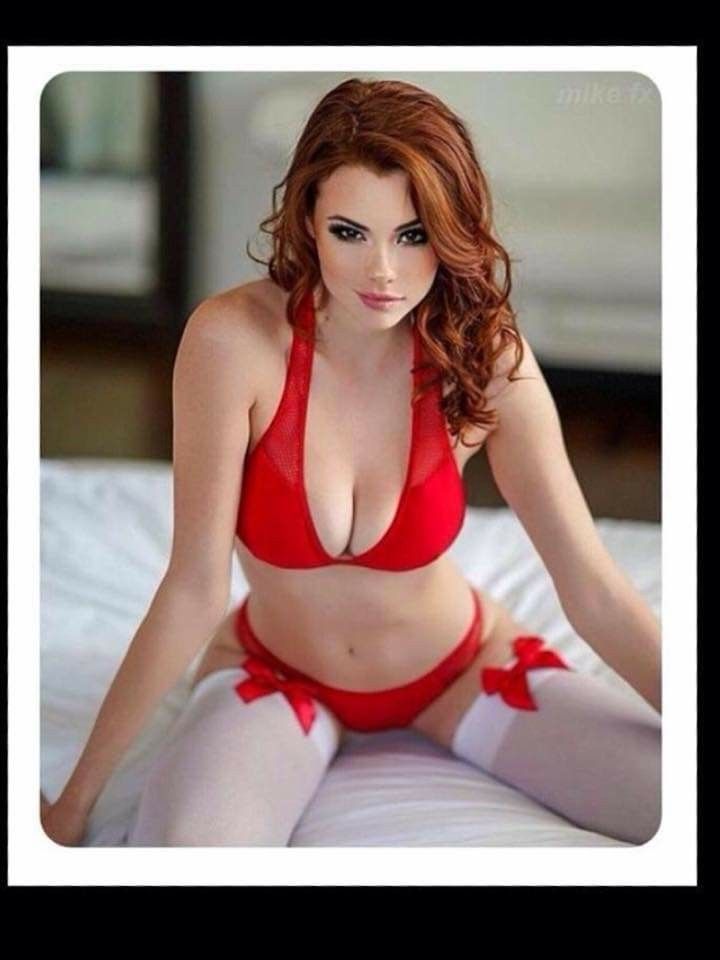 Lingerie sexy redhead daddy