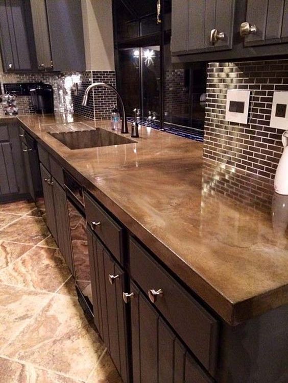 best 25+ concrete kitchen countertops ideas on pinterest