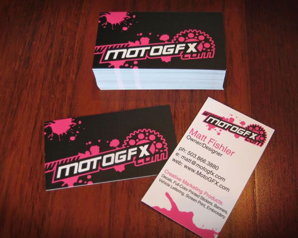 artist business card examples