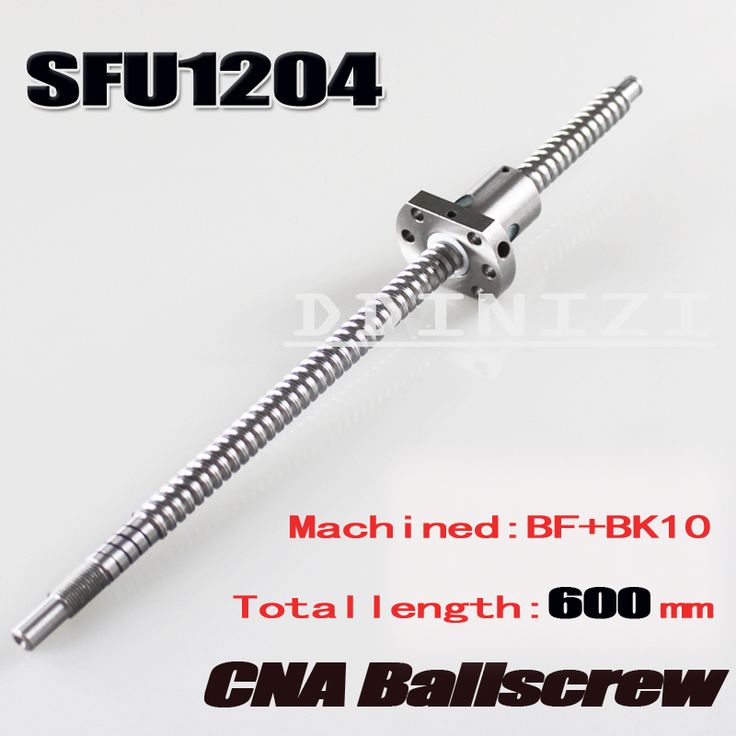 <b>SFU1204</b> 600mm long <b>rolled ball</b> screw C7 BK/BF10 end machined ...
