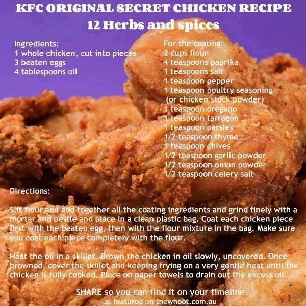 26 best Copycat- KFC images on Pinterest | Restaurant