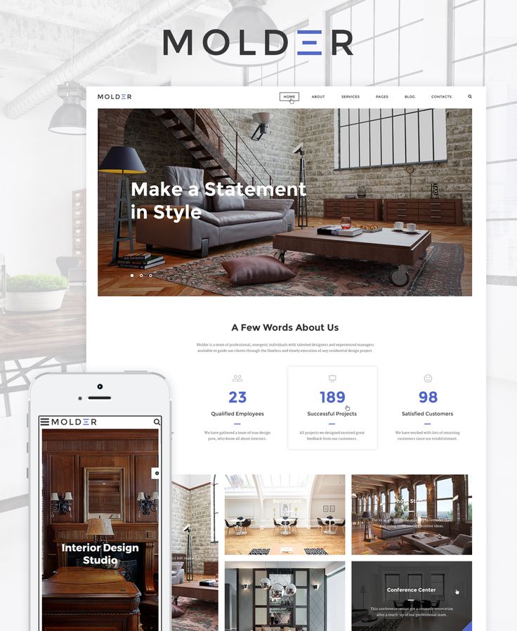 Molder Interior Design Website Template Templatemonster Templates Home Websites Molder Interior Design Website, Cool House Plans Company Profiles