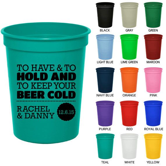 personalized plastic cups clipart
