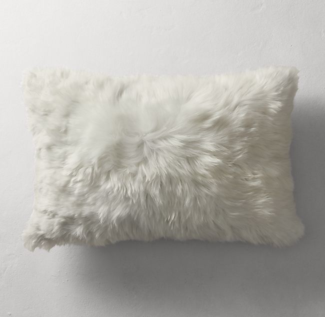 Suri Alpaca Fur Pillow Cover Lumbar Alpaca fur pillow | Etsy