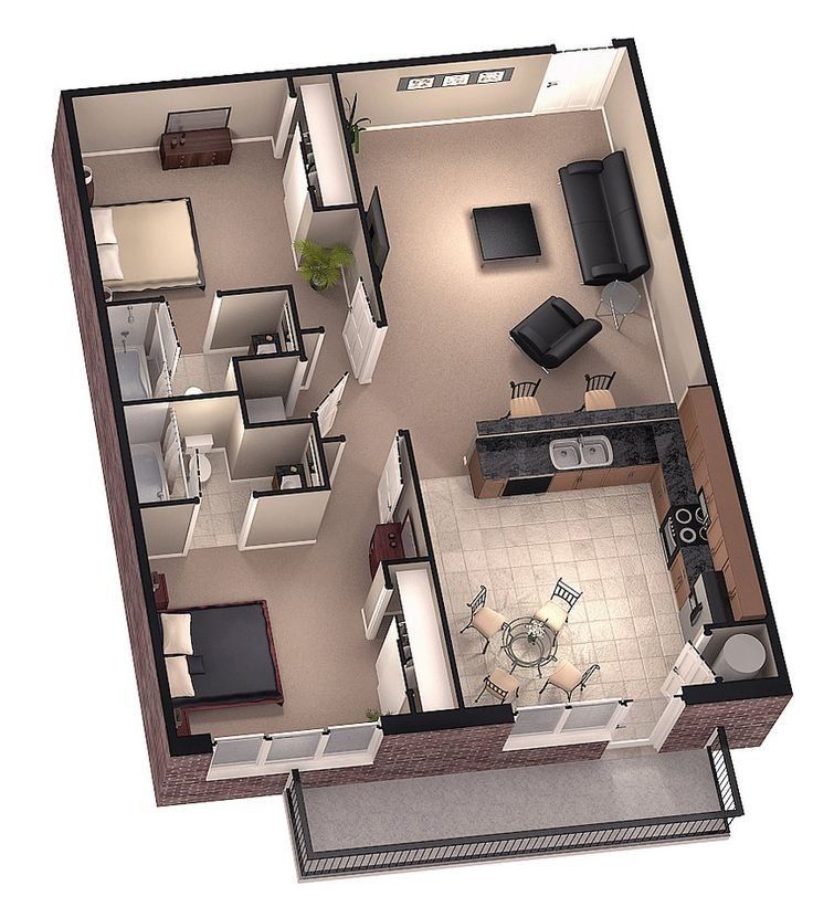 3D small house floor plans under 1000 sq ft smallhouselover - maison en 3d gratuit 3D small house floor plans under 1000 sq ft smallhouselover - maison en 3d gratuit