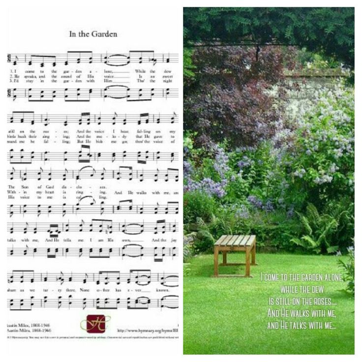 in the garden hymnary