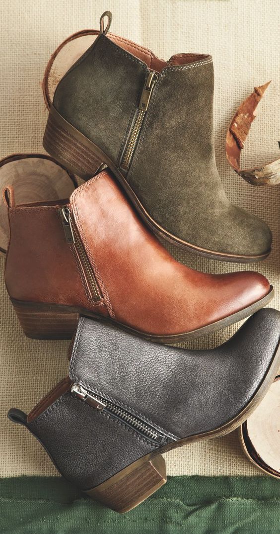 2018 Winter Boots Side Zippered Half Boots
