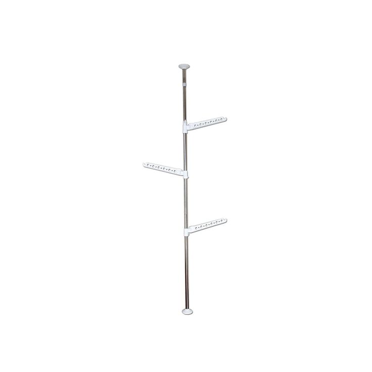 Heian Laundry Hanger Standing Pole Clothes Rack Shindo Hipvan Clothing Clothing Rack Pole Clothes Laundry Hanger, Floor To Ceiling Laundry Pole With 3 Hanging Arms